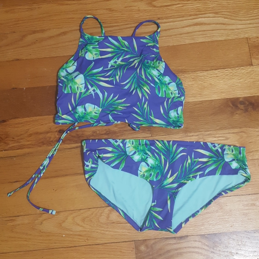 Palm Leaf Swim Suit